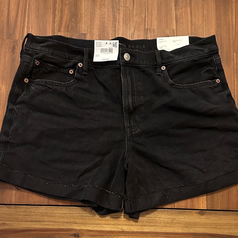 Women's Black Denim Shorts - American Eagle Outfitters